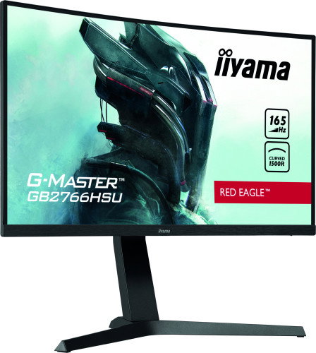 Iiyama GB2766HSU-B1 Monitor Gaming 27" FHD 1ms 165Hz VA Curvo 1500R Negro Altavoces VESA HDMI DisplayPort USB Iiyama GB2766HSU-B1 Monitor Gaming 27" FHD 1ms 165Hz VA Curvo 1500R Negro Altavoces VESA HDMI DisplayPort USB