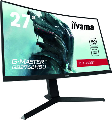 Iiyama GB2766HSU-B1 Monitor Gaming 27" FHD 1ms 165Hz VA Curvo 1500R Negro Altavoces VESA HDMI DisplayPort USB Iiyama GB2766HSU-B1 Monitor Gaming 27" FHD 1ms 165Hz VA Curvo 1500R Negro Altavoces VESA HDMI DisplayPort USB