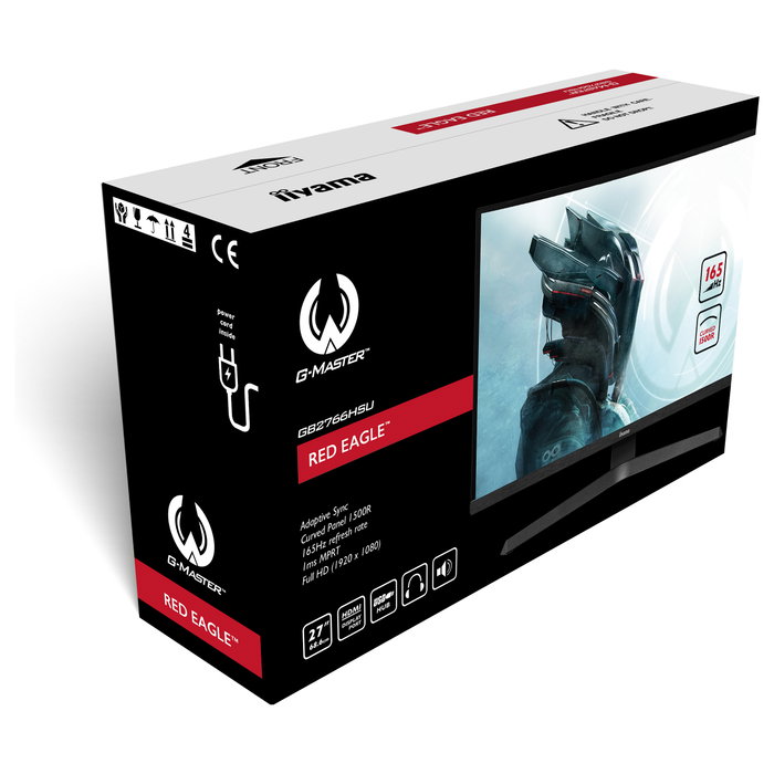 Iiyama G-Master GB2766HSU-B1 Monitor Gaming Curvo 27 pulg. Full HD 165Hz