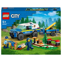 LEGO City Entrenamiento Móvil para Perros Policía, Juego Construcción 197 Piezas, Edad 5+