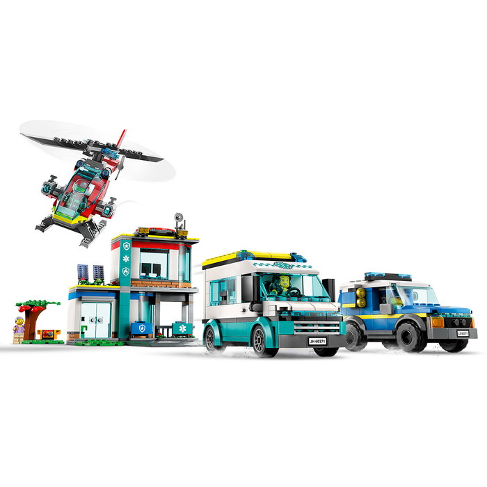 Central De Vehículos De Emergencia Lego City 60371 Lego