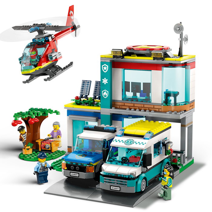 Central De Vehículos De Emergencia Lego City 60371 Lego