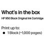 HP Cartucho de tinta negro 950 Officejet