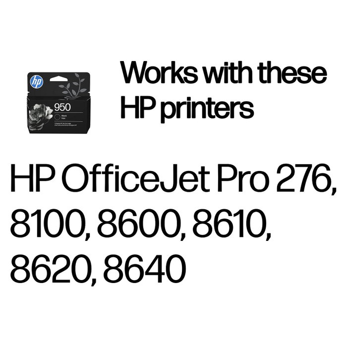 HP Cartucho de tinta negro 950 Officejet