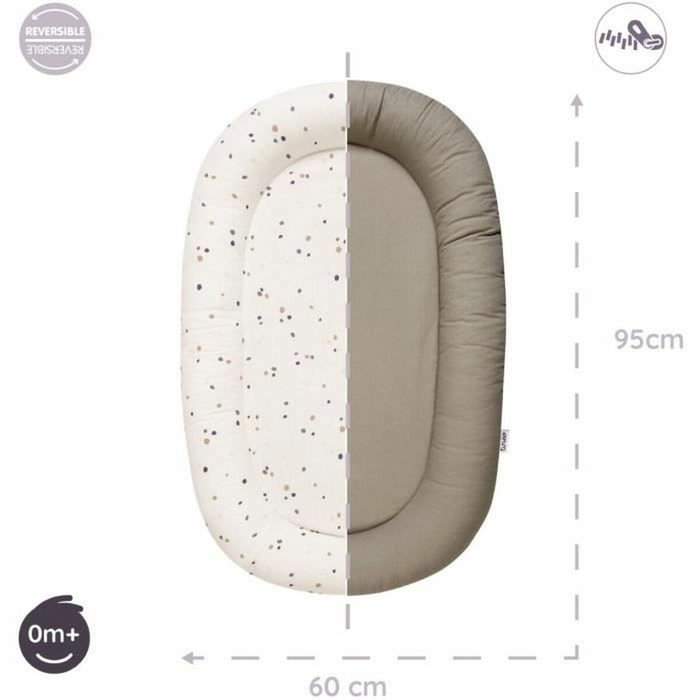 Tineo Reducción de la cama reversible y extraíble 95x60 cm