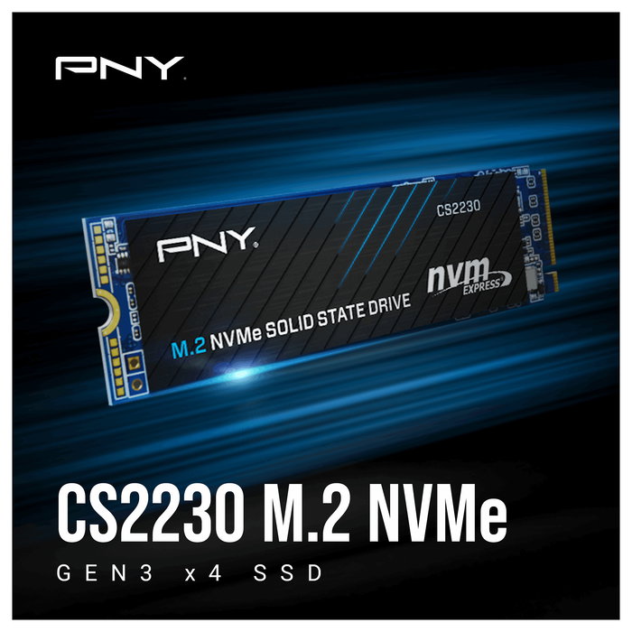 PNY CS2230 1TB SSD M.2 2280 PCIe 3.0 x4 NVMe - Lectura 3300 MB/s, Escritura 2600 MB/s (M280CS2230-1TB-RB) PNY CS2230 1TB SSD M.2 2280 PCIe 3.0 x4 NVMe - Lectura 3300 MB/s, Escritura 2600 MB/s (M280CS2230-1TB-RB)