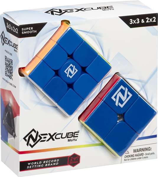 Goliath Nexcube Pack de Cubos Clásicos 3x3 y 2x2 con Peana