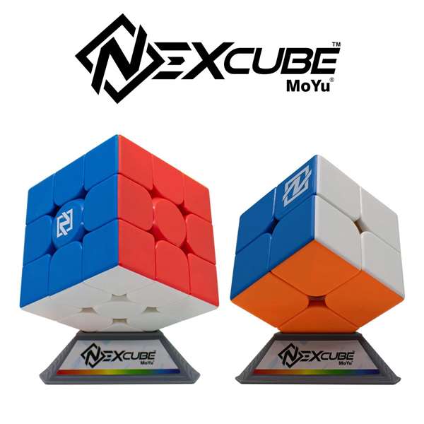 Goliath Nexcube Pack de Cubos Clásicos 3x3 y 2x2 con Peana