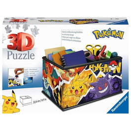 Ravensburger 4005556115464 - Puzzle 3D Storage Box Pokémon, licencia oficial