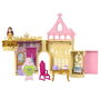 Mattel Muñeca Mini Castillo de Bella Disney Princess, con Muñeca Bella y Accesorios