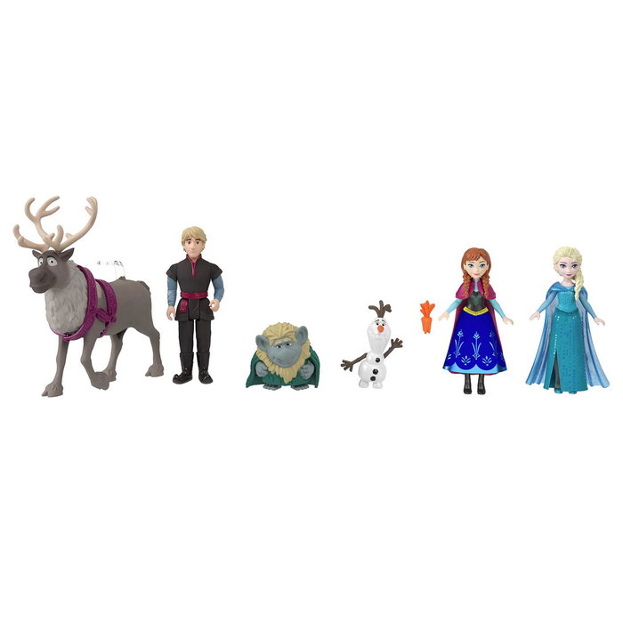 Muñecas Minis Pack 6 Figuras Hlx04 Disney Frozen Muñecas Minis Pack 6 Figuras Hlx04 Disney Frozen
