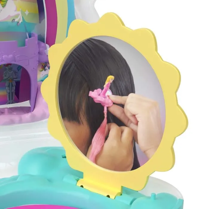 Polly Pocket - Sala de estar Ciel Unicorn - Mini -Universe - 4 años y + Polly Pocket - Sala de estar Ciel Unicorn - Mini -Universe - 4 años y +