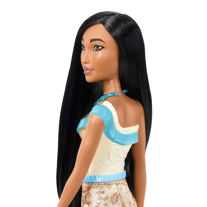 Mattel Princesa Disney Pocahontas HLW07 Muñeca Articulada con Accesorios +3 Años