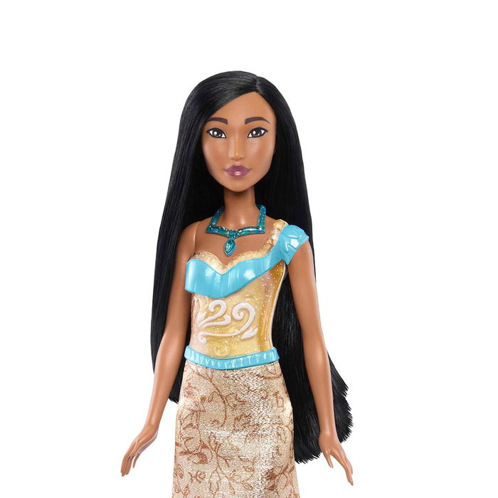 Mattel Princesa Disney Pocahontas HLW07 Muñeca Articulada con Accesorios +3 Años