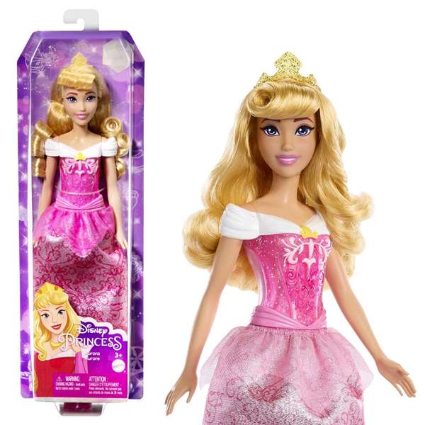 Mattel Muñeca Princesa Aurora Disney Articulada 29cm