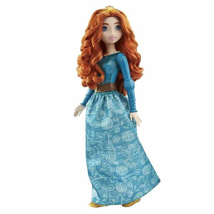 Mattel Muñeca Princesa Mérida Disney Princess Brave con Ropa Brillante y Accesorios