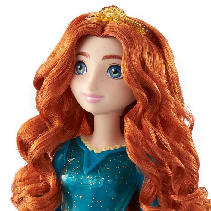 Mattel Muñeca Princesa Merida HLW13 Disney Princess Inspirada en Brave con Ropa Brillante y Accesorios para Niñas +3 Años