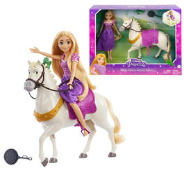 Mattel Muñeca Rapunzel y Maximus Disney Princess HLW23
