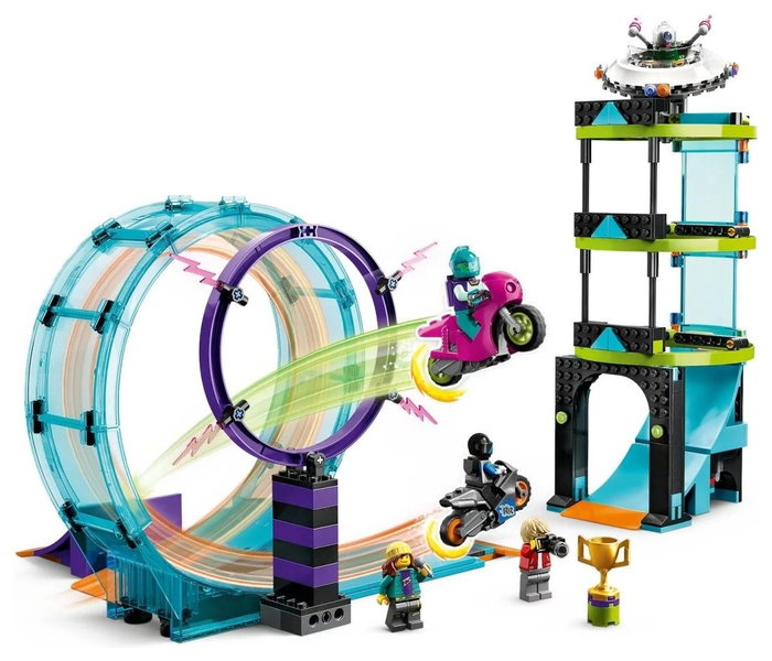 LEGO City Stuntz 60361 Desafío Acrobático: Rizo Extremo