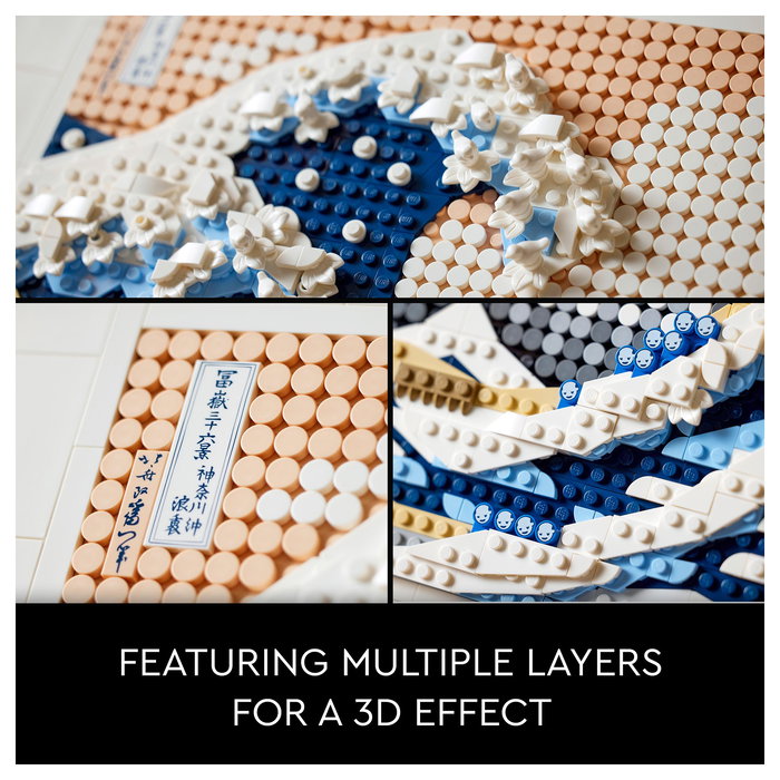 LEGO ART 31208 Hokusai - La Gran Ola, Juego de Construcción, 1810 Piezas, Multicolor