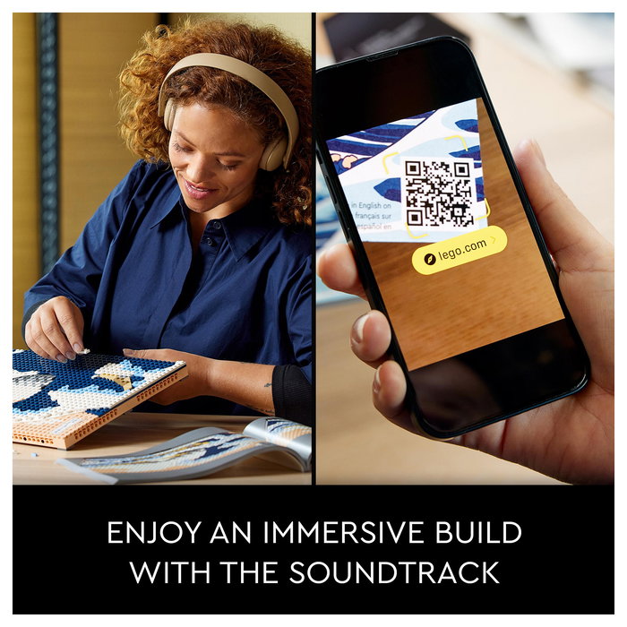 LEGO ART 31208 Hokusai - La Gran Ola, Juego de Construcción, 1810 Piezas, Multicolor