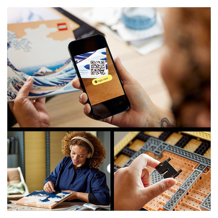 LEGO ART 31208 Hokusai - La Gran Ola, Juego de Construcción, 1810 Piezas, Multicolor
