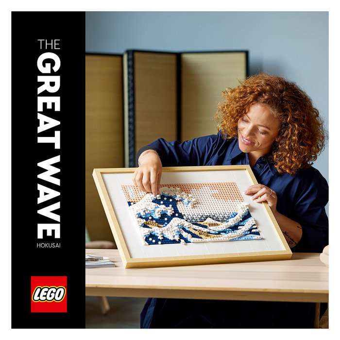 LEGO ART 31208 Hokusai - La Gran Ola, Juego de Construcción, 1810 Piezas, Multicolor