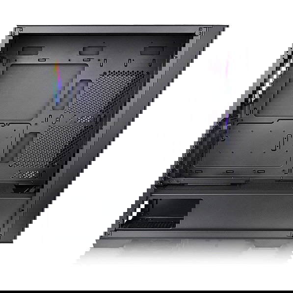 Thermaltake Divider 370 TG ARGB Black Midi Tower Caja de PC con Panel de Vidrio Templado y Iluminación Frontal