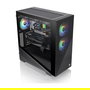 Thermaltake Divider 370 TG ARGB Black Midi Tower Caja de PC con Panel de Vidrio Templado y Iluminación Frontal