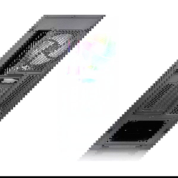 Thermaltake Divider 370 TG ARGB Black Midi Tower Caja de PC con Panel de Vidrio Templado y Iluminación Frontal