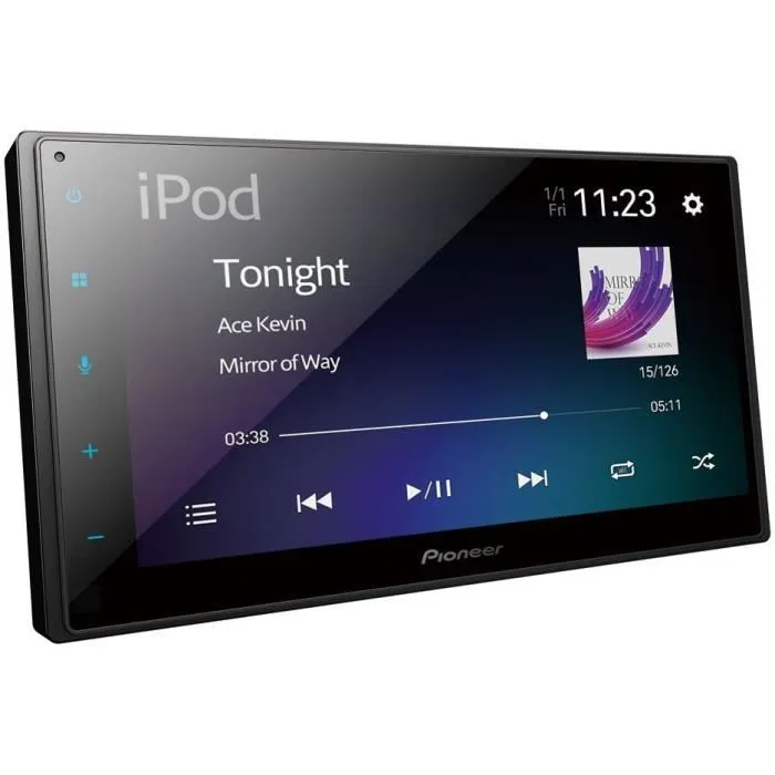 Pioneer SPH-DA160DAB Autorradio 2 DIN Pantalla Táctil Capacitiva 6.8" USB DAB+ Bluetooth Compatible con Apple CarPlay y Android Auto para Coche Pioneer SPH-DA160DAB Autorradio 2 DIN Pantalla Táctil Capacitiva 6.8" USB DAB+ Bluetooth Compatible con Apple CarPlay y Android Auto para Coche