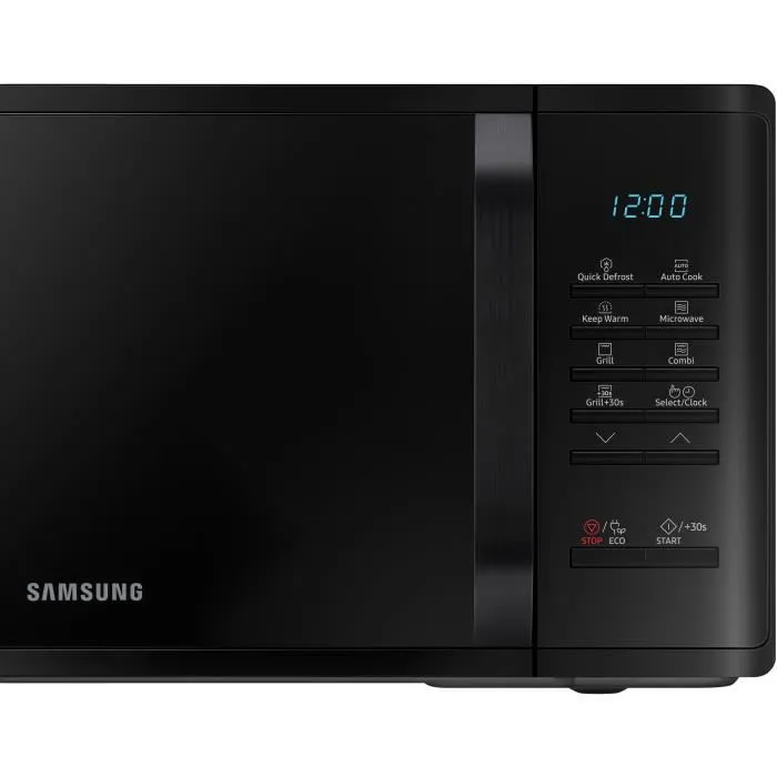 Samsung SAM8801643757601 Microondas con Grill - 23L - 800W - Cavidad de Cerámica Enamelo - Negro
