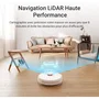 Dreame D10 Plus Blanco Robot Aspirador y Fregasuelos con Estación de Vaciado Automático