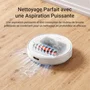 Dreame D10 Plus Blanco Robot Aspirador y Fregasuelos con Estación de Vaciado Automático