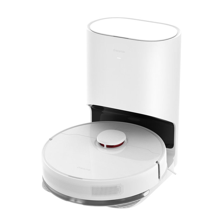 Dreame D10 Plus Blanco Robot Aspirador y Fregasuelos con Estación de Vaciado Automático