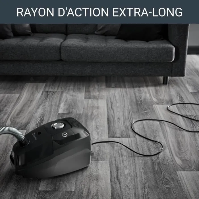 Rowenta Green Force Max - Aspiradora con bolsa, bajo consumo 900 W, ECO diseñado, filtración alta, departamento de acción de 12 m, RO4933EA