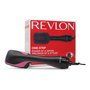 Revlon RVDR5212E Cepillo de Aire Caliente, 800 W, 2 Velocidades, 3 Niveles de Calor, Tecnología Iónica y de Cerámica, Negro y Rosa