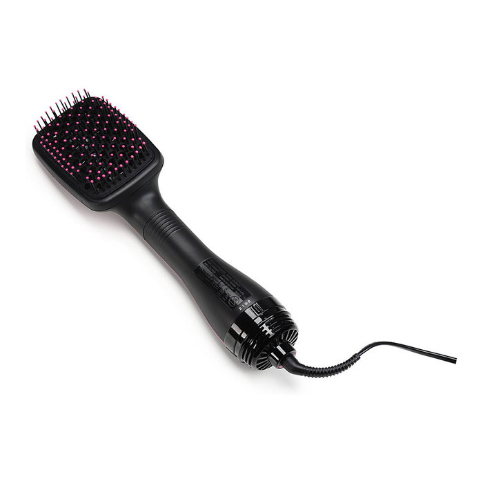 Revlon RVDR5212E Cepillo de Aire Caliente, 800 W, 2 Velocidades, 3 Niveles de Calor, Tecnología Iónica y de Cerámica, Negro y Rosa