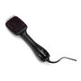 Revlon RVDR5212E Cepillo de Aire Caliente, 800 W, 2 Velocidades, 3 Niveles de Calor, Tecnología Iónica y de Cerámica, Negro y Rosa