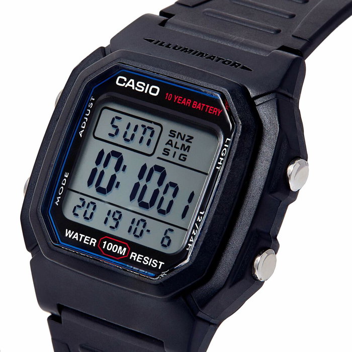 Reloj Hombre Casio DIVER -ILLUMINATOR 10 YEARS BATTERY Negro (Ø 37 mm)