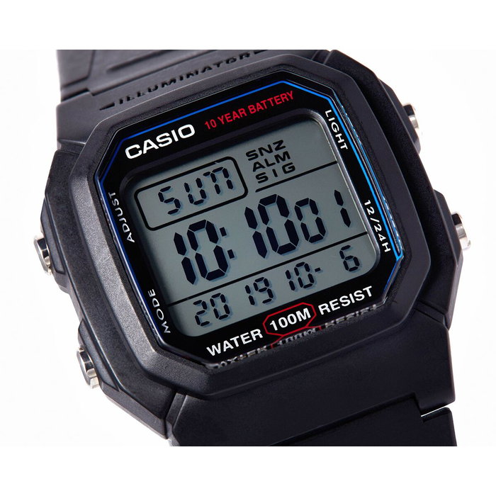 Casio W-800H-1AVES Reloj Digital de Resina Negro