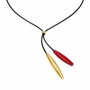 Morellato Collar de Tejido y Acero con Pendiente de Cuerno Oro S010C02P