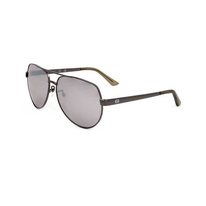 Guess Gafas GF0215 Gafas de Sol Hombre Aviador Metal 60-13-135 mm