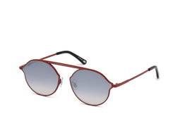 Web Eyewear WE0198-5766C con cristales grises y detalles rojos