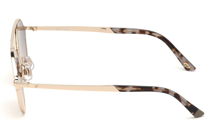 Web Eyewear WE0243-32G Gafas de sol doradas y marrones