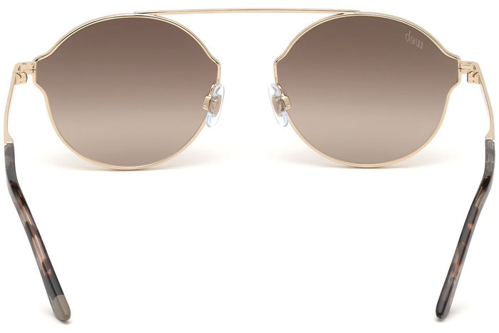 Web Eyewear WE0243-32G Gafas de sol doradas y marrones