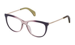 Police VPL625-5307MF Gafas de Vista Morado Mujer