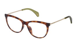 Police VPL625-5309AJ Gafas de Vista Mujer Marrón