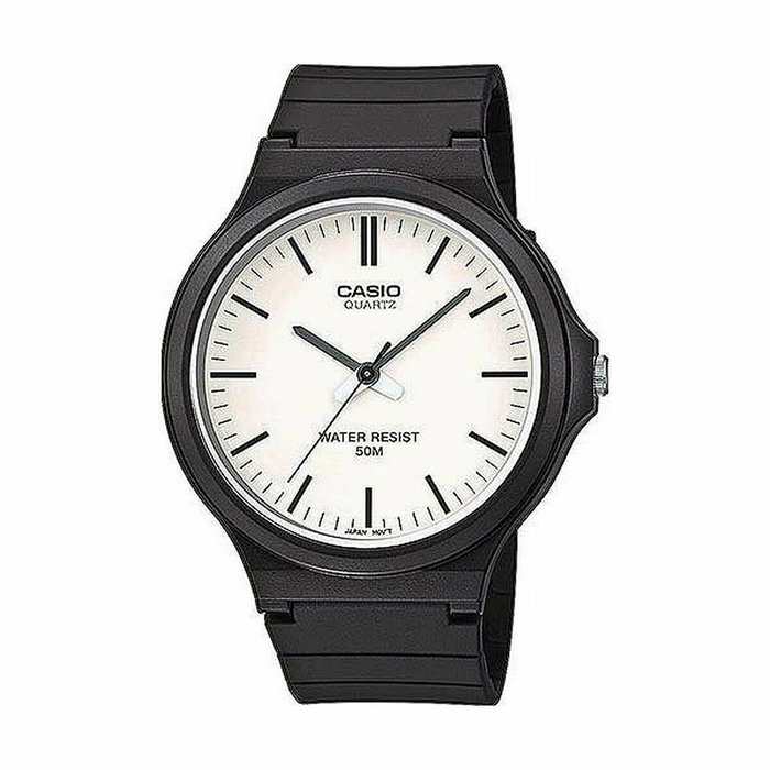 Reloj Hombre Casio MW-240-7EVEF Blanco Negro