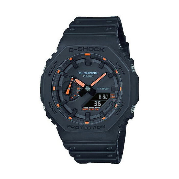 Casio G-Shock GA-2100-1A4ER Negro y Naranja